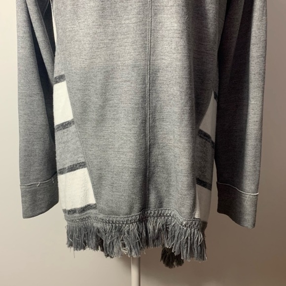 Anthropologie Saturday Sunday Open Cardigan with Fringe Detail. - Picture 9 of 16